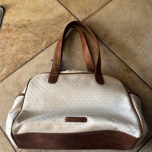 Nine & Co. Tan and Brown Bag